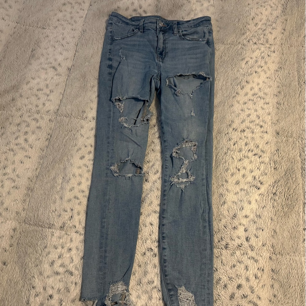 American Eagle Jeans Womens Sz 8 Jeans Next Level Stretch Great Condition